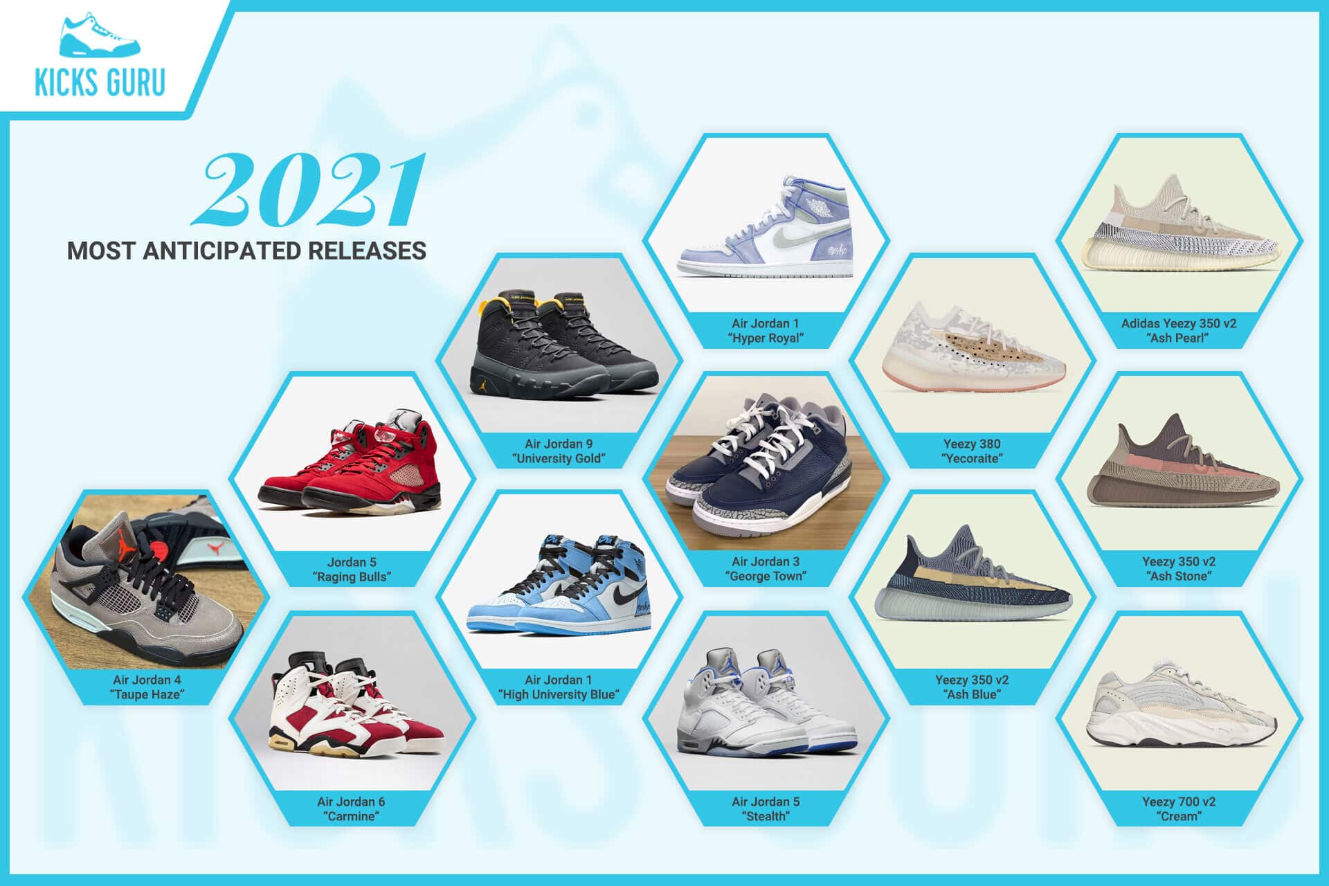 not sound Loneliness New Sneaker Releases in the New Year - Upcoming Sneakers in 2021 - KicksGuru