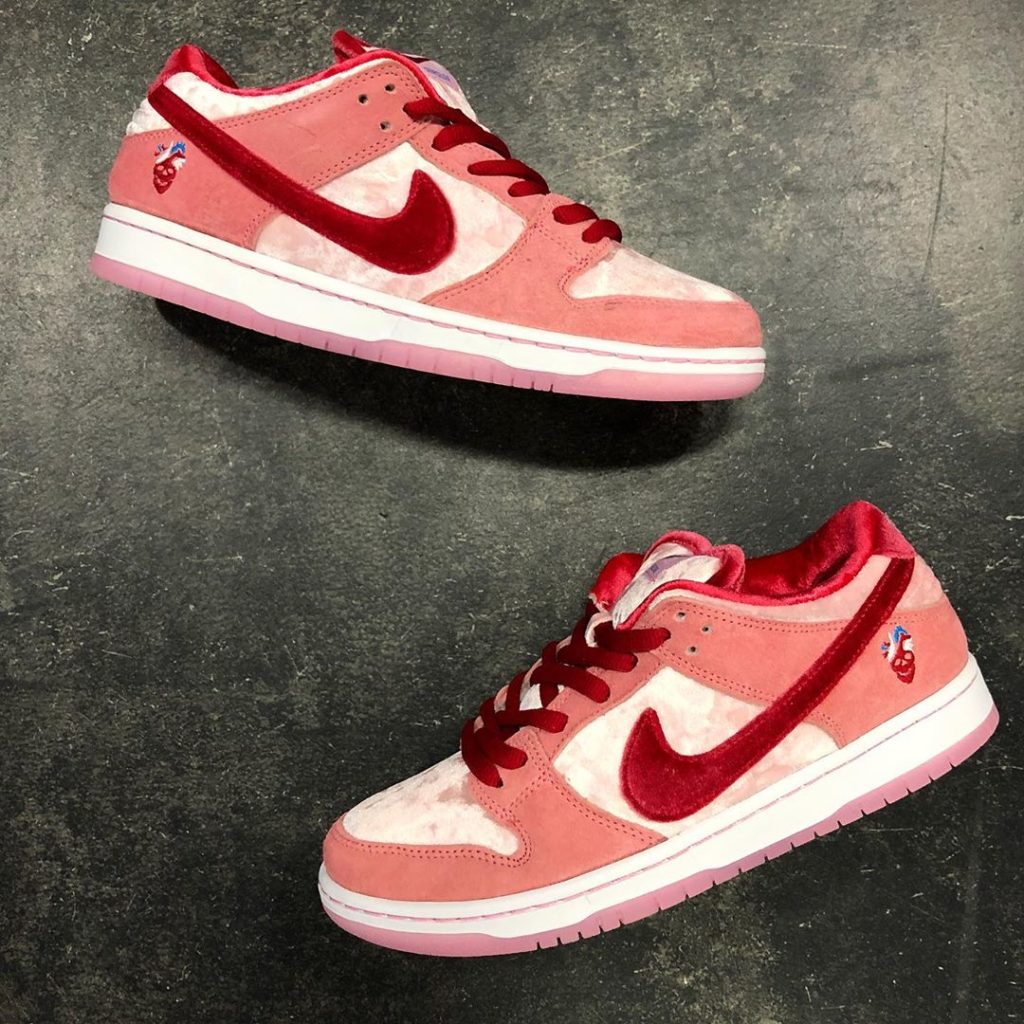 Here’s the scoop on StrangeLove Skateboards x Nike SB Dunk Low