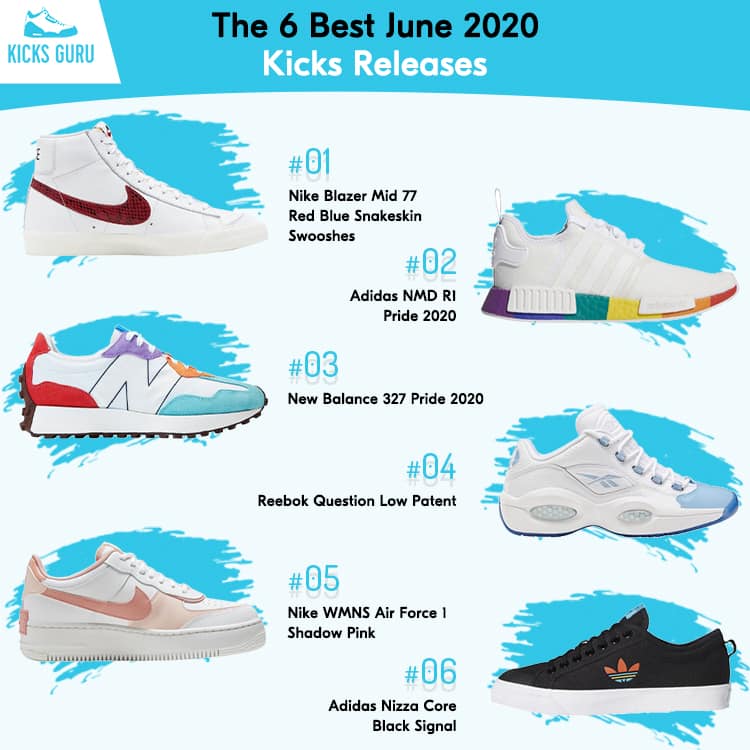 The 6 Best June 2020 Kicks Releases