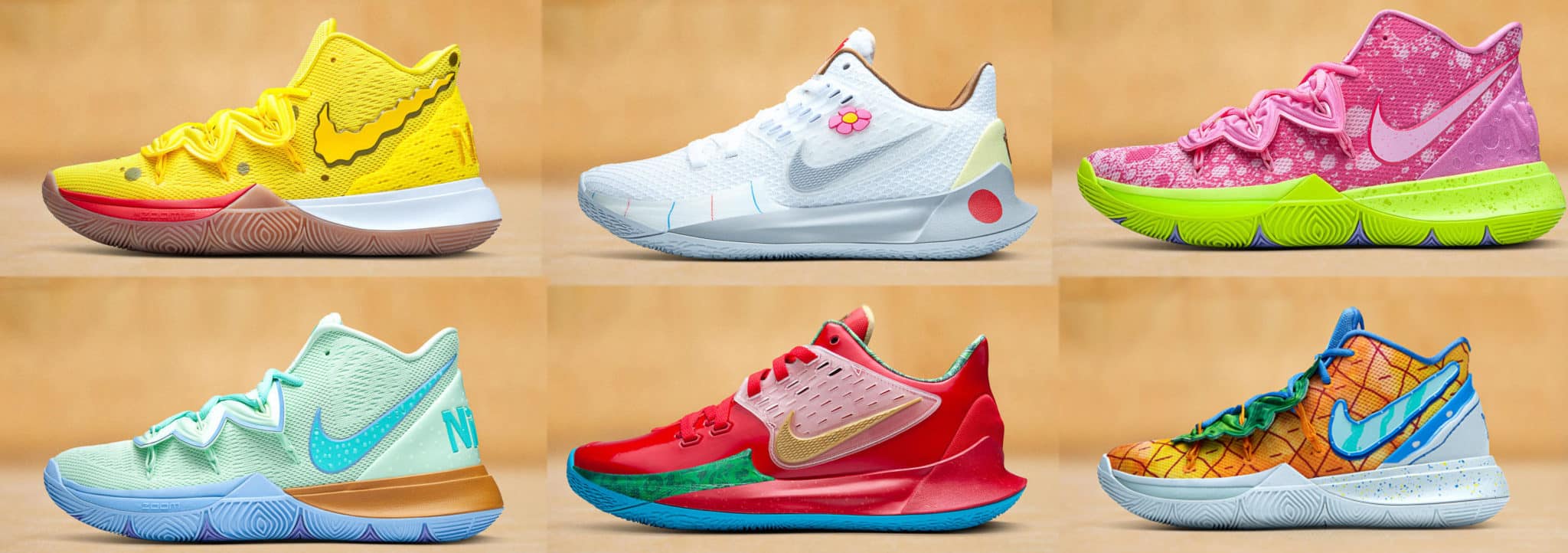 Nike Kyrie 5 Spongebob Squarepants Shoes &#8211; Nike Collab