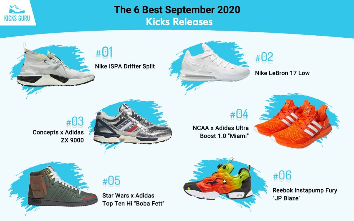 The 6 Best September 2020 Kicks Releases