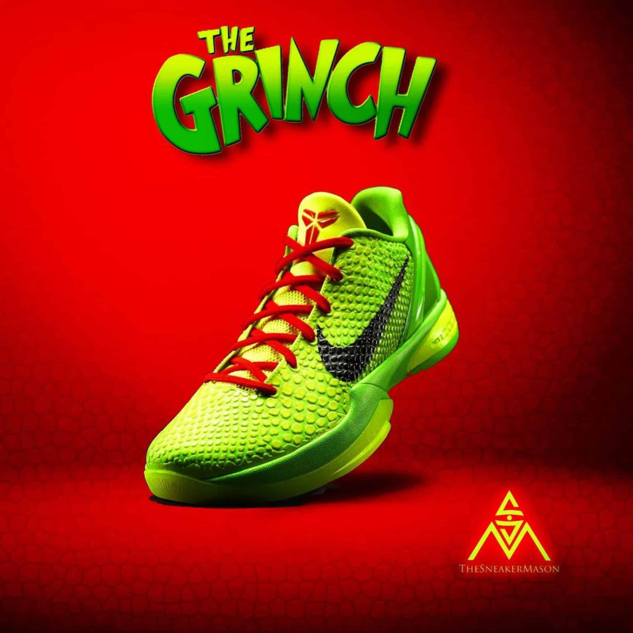 Kobe 6 protro green apple &#8220;Grinch&#8221; comes to town christmas eve