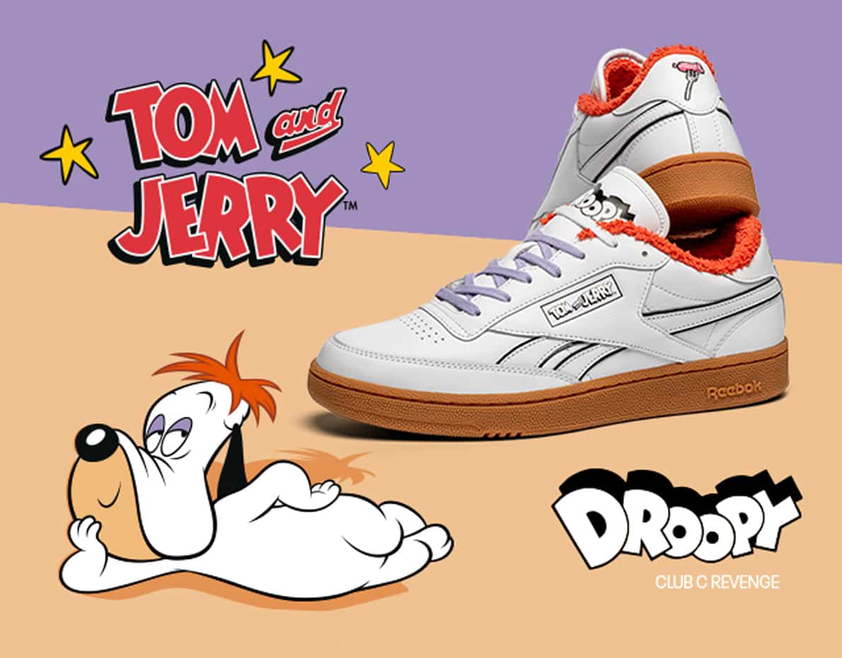 Droopy Tom and Jerry Reebok