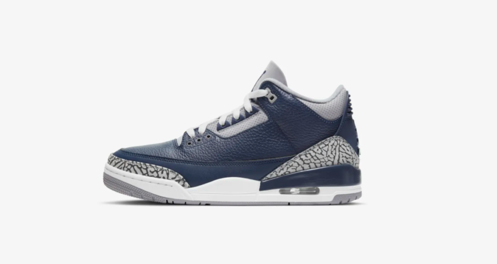 Sneaker Details for the new Air Jordan 3 Midnight Navy aka &#8220;Georgetown 3&#8217;s&#8221;