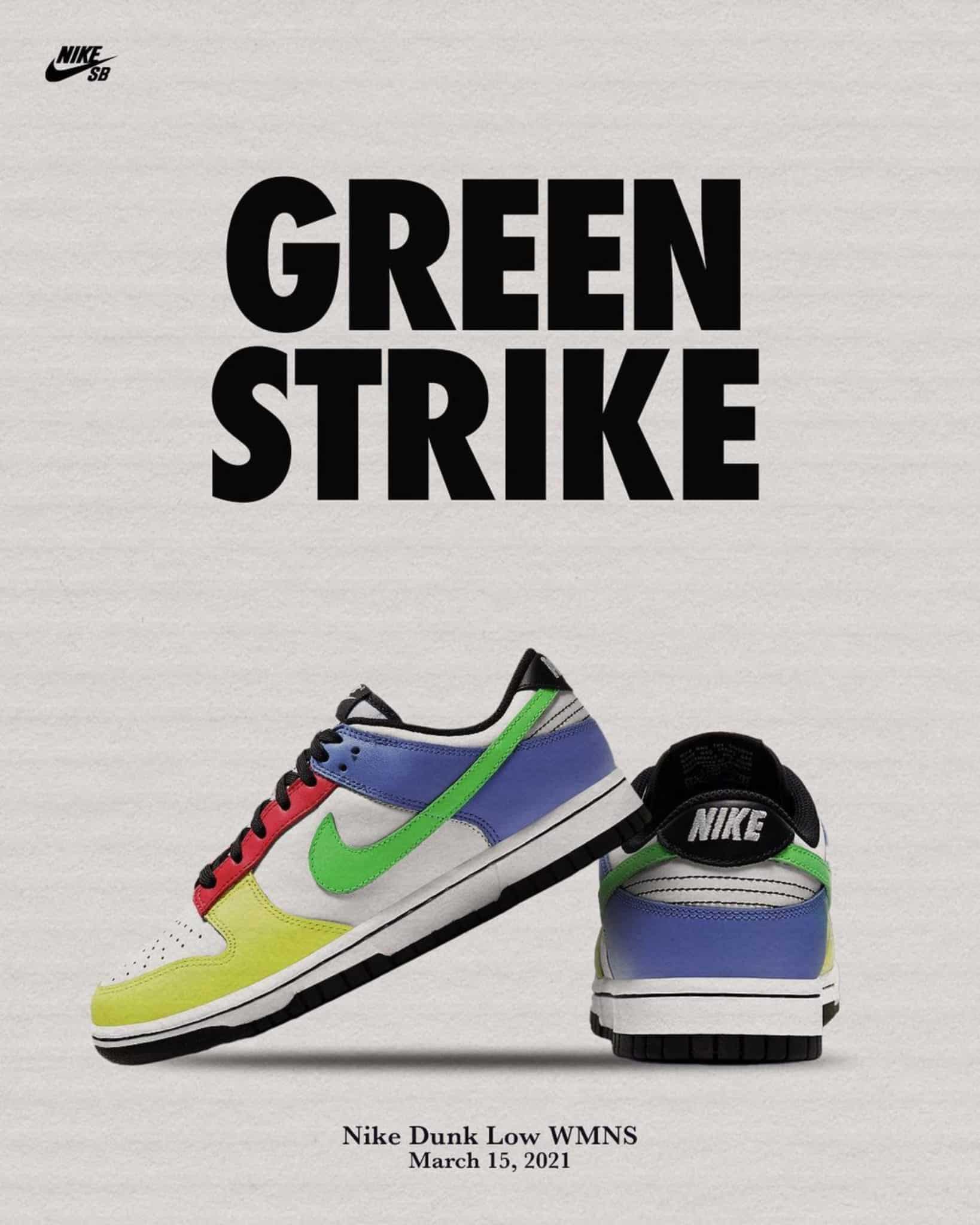 Nike dunk low womens &#8220;Green Strike&#8221; now available
