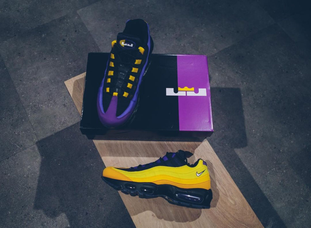 Lebron james puts his spin on the AIR MAX 95