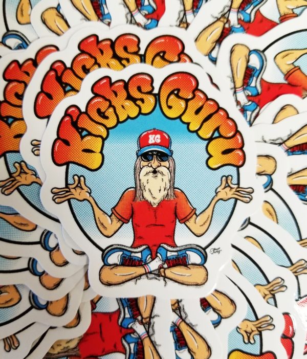 Limited Edition KicksGuru "Guru Hippie" Sticker